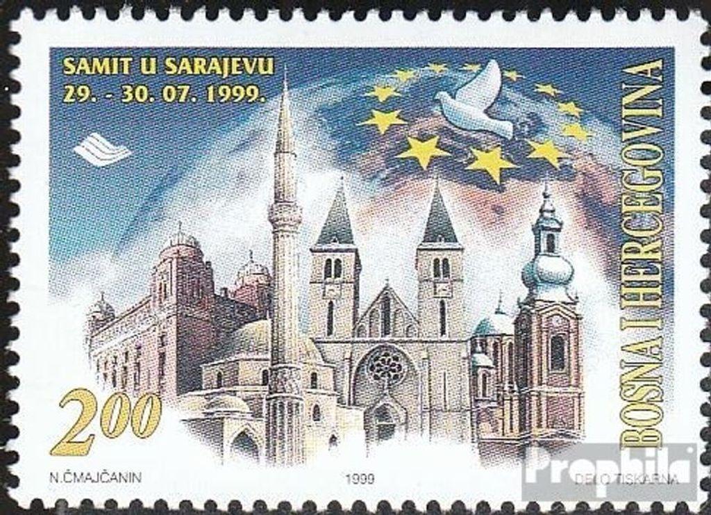 Briefmarken Bosnien-Herzegowina 1999 Mi 175 (kompl.Ausg.) Produktbild 