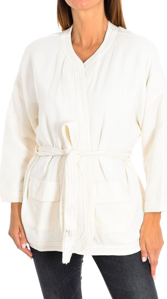 Karl Marc John Lange Strickjacke und geknoteter Gürtel 8998 Damen