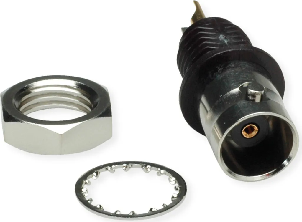 Prise BNC 50 Ohm Encastrable pour Baie de Brassage et Montage sur Panneau