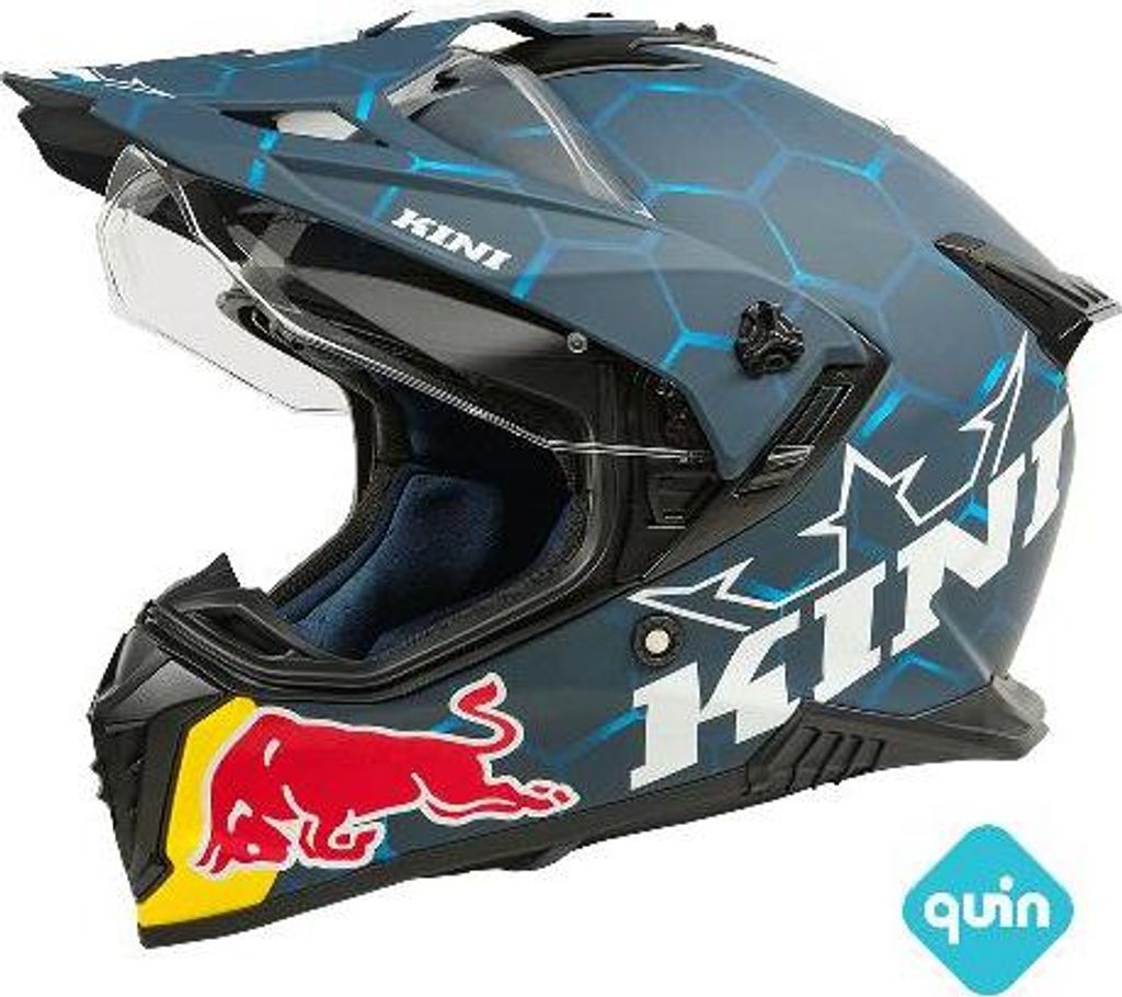 Kini Red Bull Adventure X Helm 2.0 blue/white XS