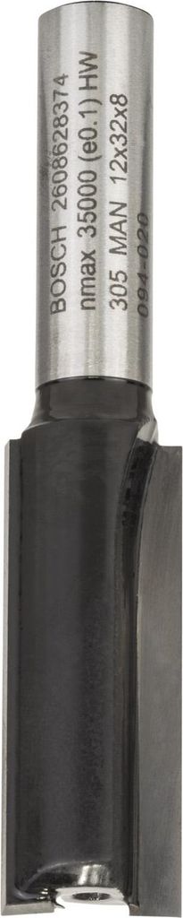 Bosch Nutfräser Standard for Wood, 8 mm, D1 12 mm, L 32 mm, Produktbild 