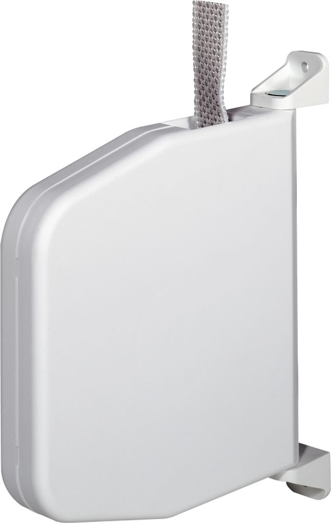 Mini Schwenkwickler aufklappbar weiss m. 5 m Gurt (grau) Produktbild 