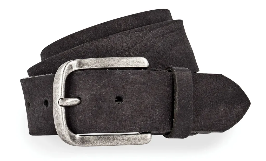 Cintura Uomo TOM TAILOR Pelle 4.0 W90 Nero | Accessorio Denim Top
