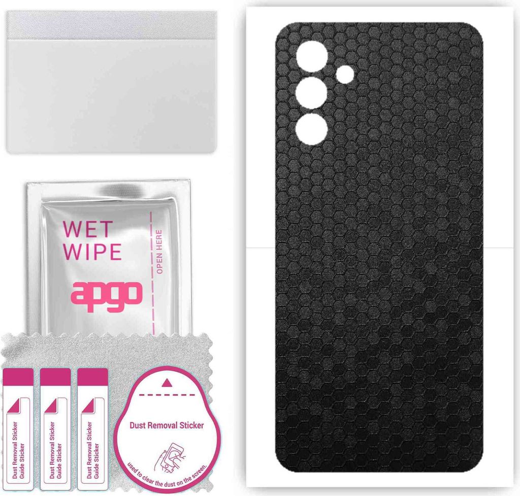 apgo Rückseite Schutzfolie, Skin, kompatibel mit Samsung Galaxy A13 5G, Hinten Displayschutzfolie aus Vinylfolie, kratzfest, einfache Montage - Sc...