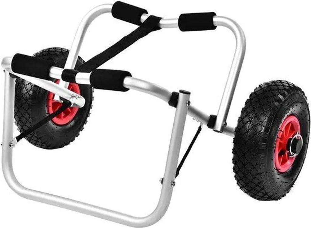 Chariot de transport en aluminium pour planche de surf et kayak 80kg