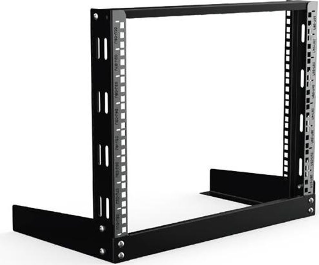 Lanview 19" DESKTOP SHELF 8U W=600 D=300 BLACK (DEMOUNTED) (LVR08U63BL)