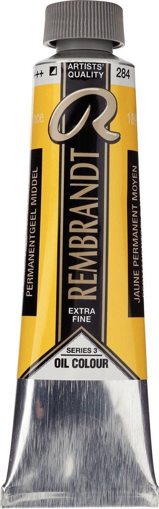 Rembrandt Ölfarbe Tube 40 ml Permanentgelb Mittel 284