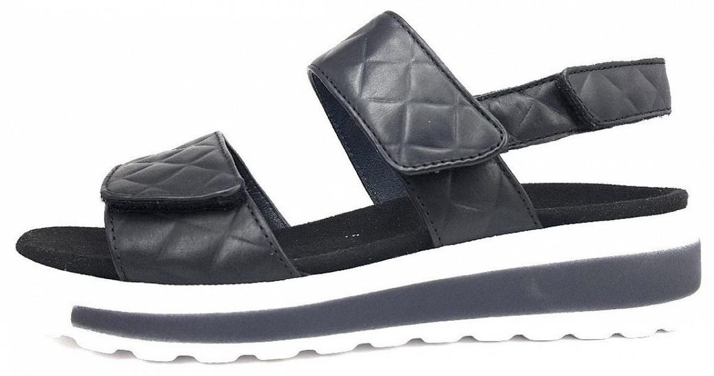 Semler Hanna Damessandalen, comfortabele sandalen, zwart, Productafbeelding 