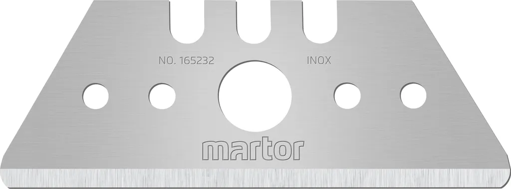 MARTOR 165232 Lame Trapézoïdale Affûtage Large - Boîte de 10 Pièces