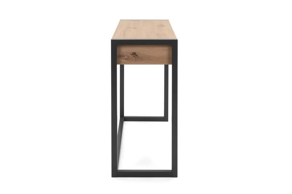Table d'appoint Console Denver Artisan Oak et Anthracite Style Industriel - 10
