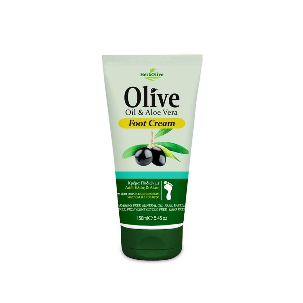 Herbolive Fußcreme Olivenöl & Aloe Vera 150 ml