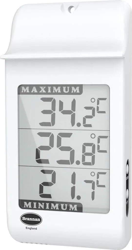 Thermomètre numérique intérieur extérieur avec mémoires max et min