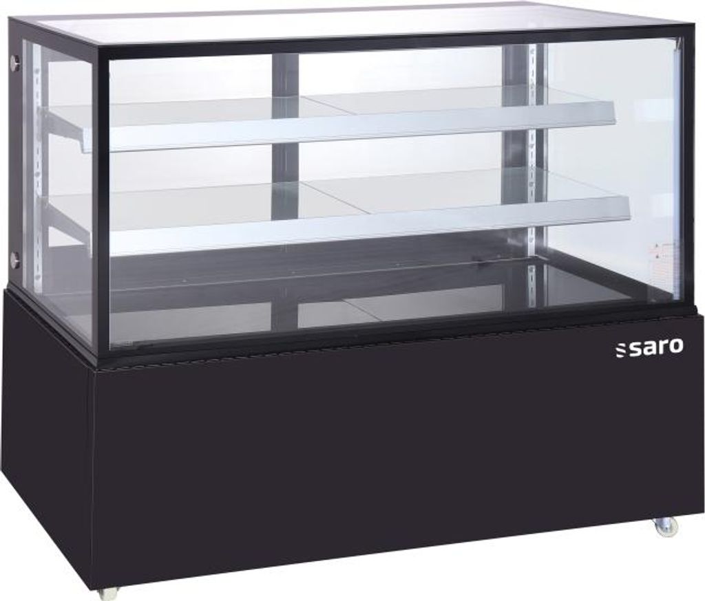 SARO Kuchenvitrine 410 L, schwarz Modell MARION