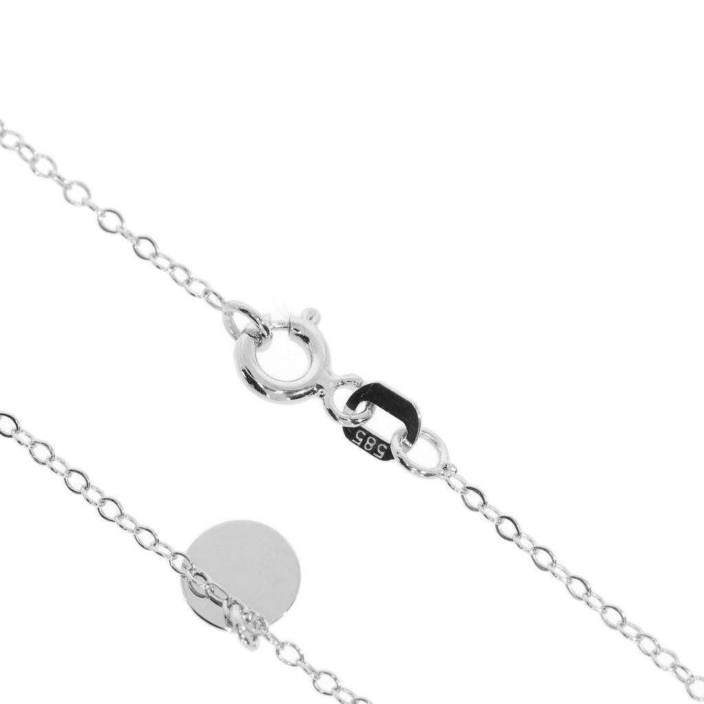 ELLI Halskette Plättchen Initialen Buchstabe A Minimal In 925 Sterling Silber P 759653655