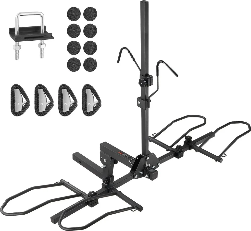 Porte-vélos SUV et camion pliable pour récepteur d'attelage 2 pouces