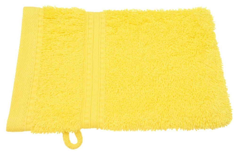 Julie Julsen BIO Waschhandschuh Citrone 15 x 21 cm Produktbild 