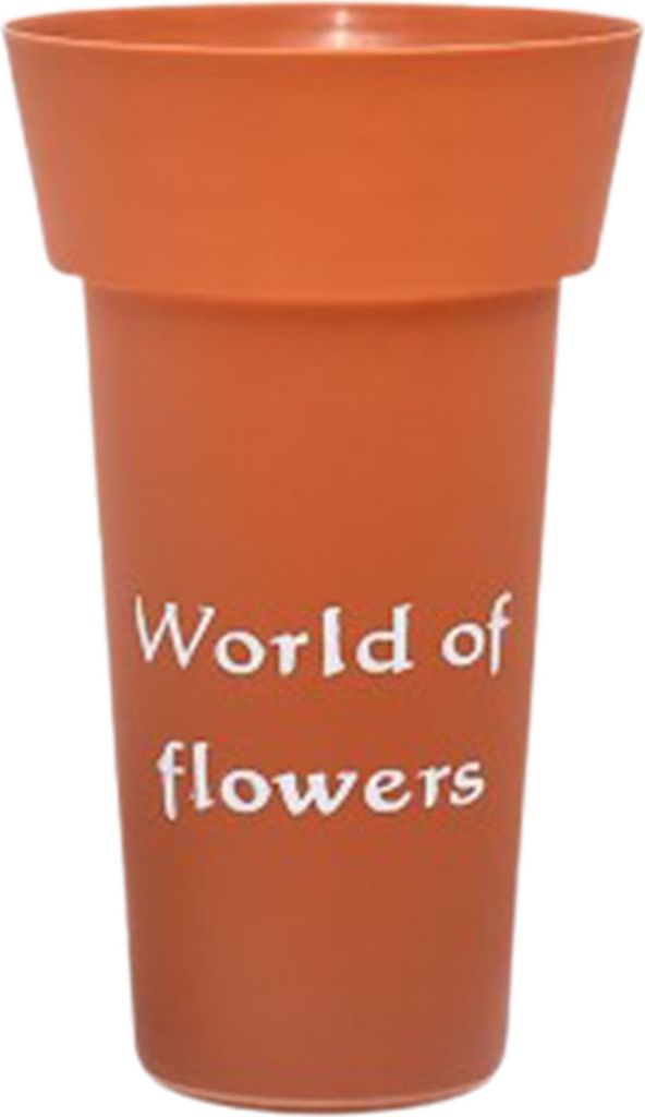 Blumentopf nordische dekorative Plastik Florist Blume Display Kindergarten Garten Vorräte-Braun