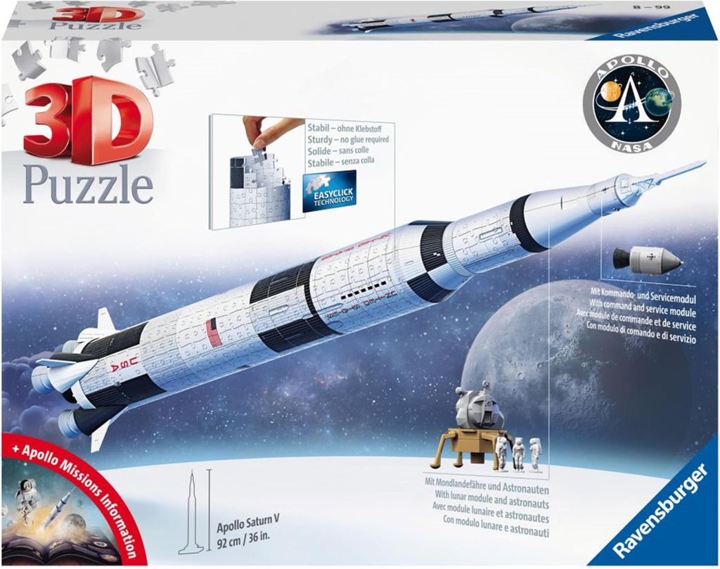 Apollo Saturn V Rakete Ravensburger 11545 Produktbild 