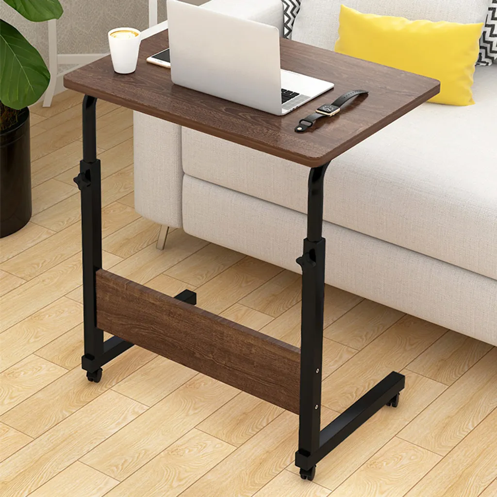 Table d'appoint avec roulettes pour ordinateur portable au salon