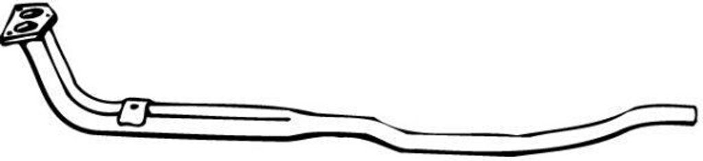 VEGAZ Abgasrohr Auspuffrohr für VOLVO 240 Kombi (P245) Vorne VOR-84