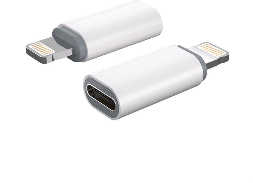 INF FA03 USB-A auf Type-C Adapter - Apple Style Weiß