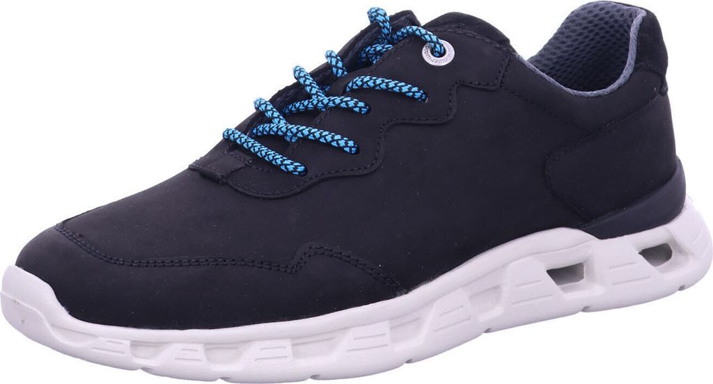Waldläufer Herren Schnürschuhe H-Olaf 19655-10, 19655-7, 19655-8.5, 19655-9, 19655-9.5 WDL-736004-200 schwarz 8.5