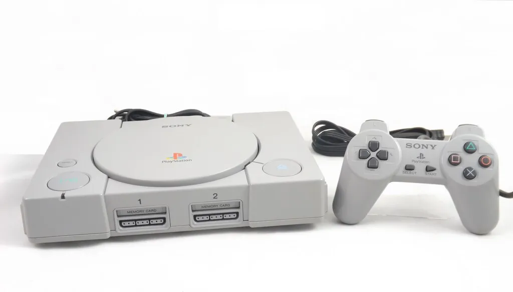 Sony PlayStation 1 Konsole (PSX) Grau, PS1 + Original Controller