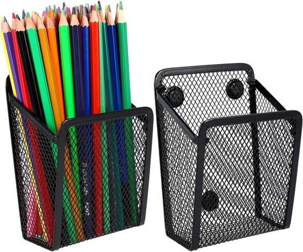 Magnetische Büro Organizer 2er Set - Büro Schreibtisch Organizer für Büro und Heim