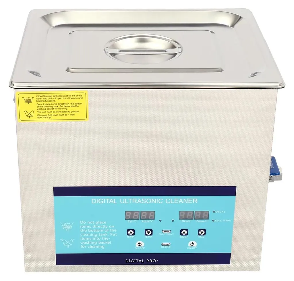 Nettoyeur ultrasons 240W à Double Fréquence - Cuve 10L Chauffage Numérique