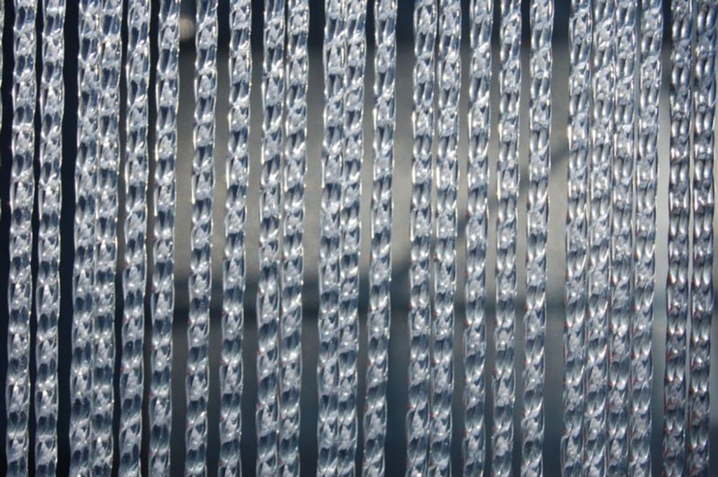 La Tenda LAZIO 3 Streifenvorhang transparent,Maße:100 x 230 cm