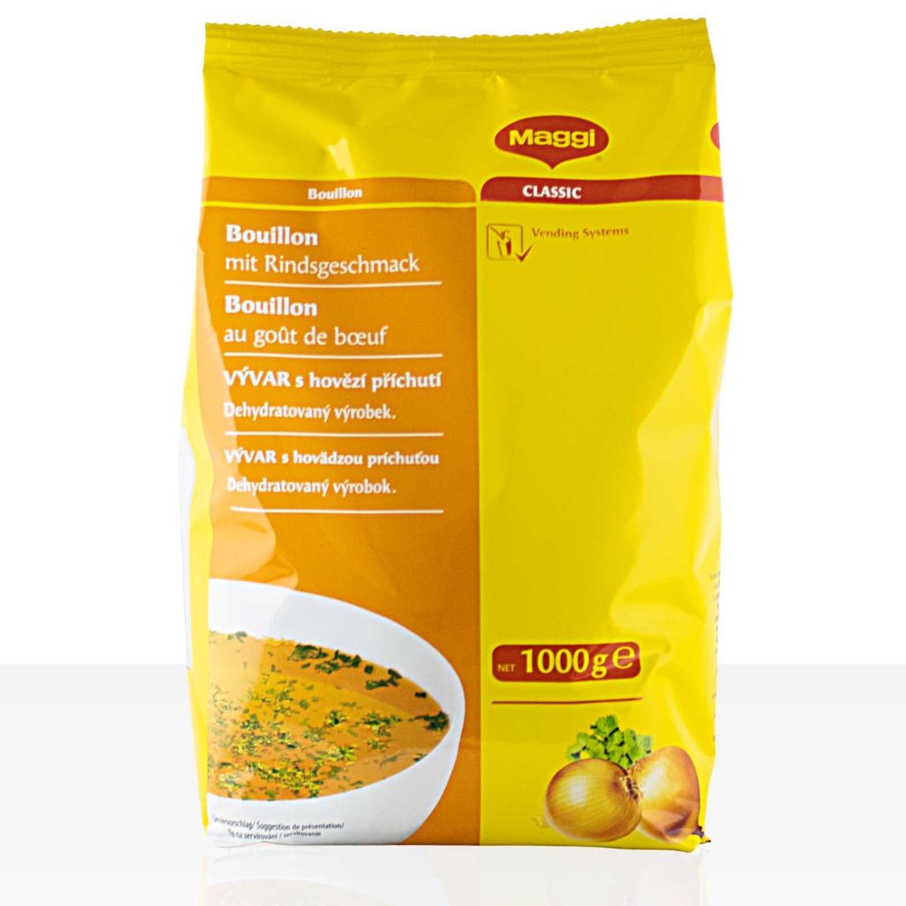 Maggi Bouillon mit Rindsgeschmack Automatensuppe 1kg Produktbild 