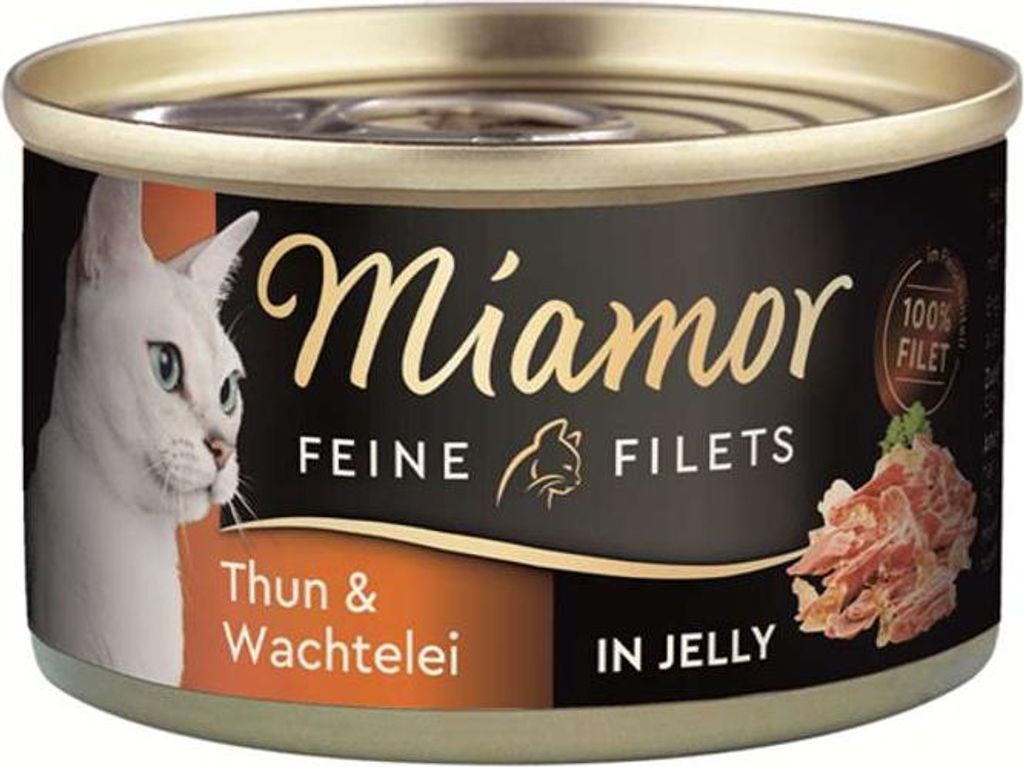 Miamor - Feine Filets Dose 24x100g | Thunfisch & Wachtelei