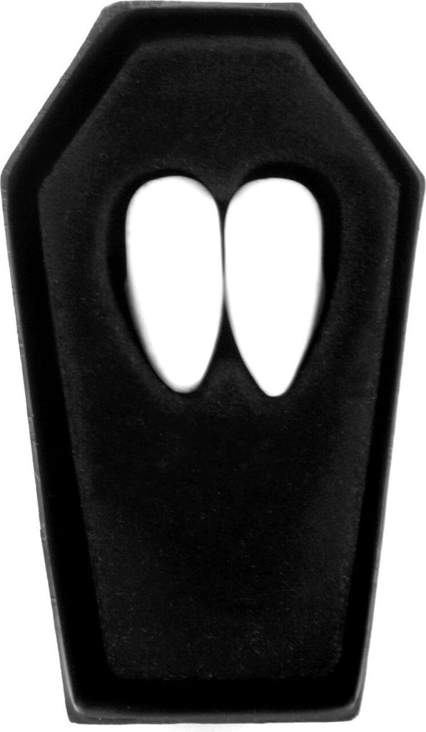 MASKWORLD Klassische Vampirzähne 2 cm, wiederverwendbar für Produktbild 