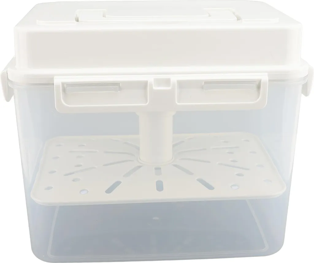 Bocal de fermentation 5L étanche avec poignée modèle Premium Inox - 5