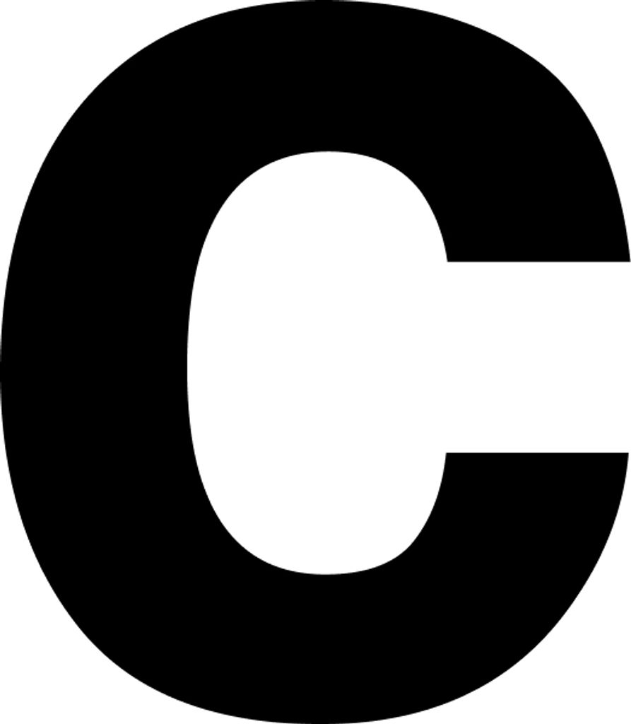 Zahlen Aufkleber Nummer Buchstabe zum Kleben Ziffer zum Aufkleben 6cm Schwarz c