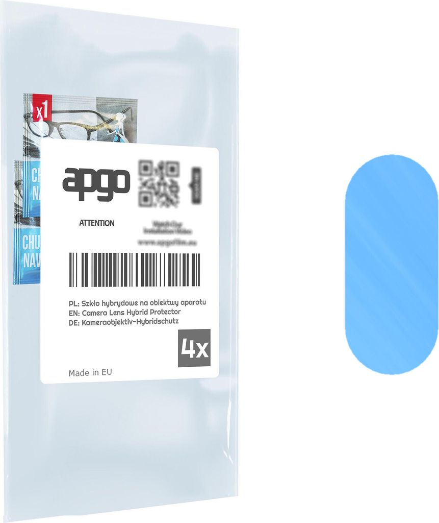apgo 4 Stück Linsenschutz Kamera Schutzglas für Motorola Moto E6 Plus Kameraschutz, 9H Kameraobjektiv Camera Lens Protector