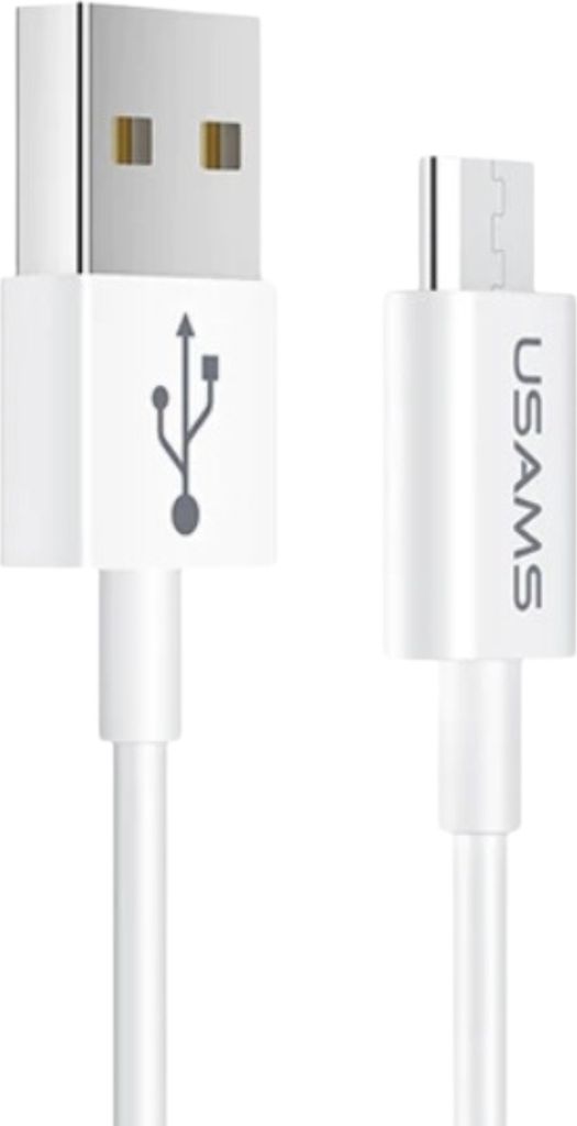 Usams U23 Microusb 2A Schnellladekabel 1M Weiss/Weiss Sj284Usb01 (Us-Sj284)