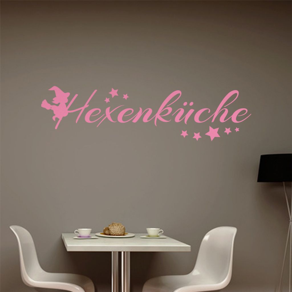 Hexenküche Wandtattoo in 6 Größen - Wandaufkleber Wall Sticker - Dekoration, Küche, Wohnzimmer, Schlafzimmer, Badezimmer