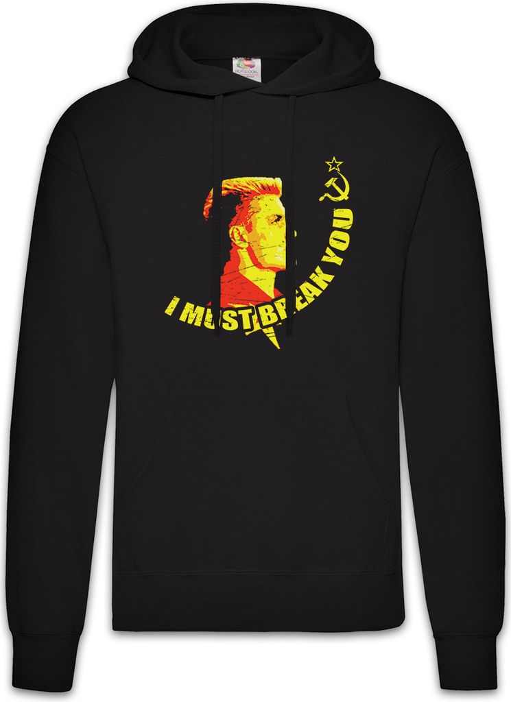 Urban Backwoods I Must Break You, Herren Hoodie, Farbe: Schwarz, Größe: 3XL