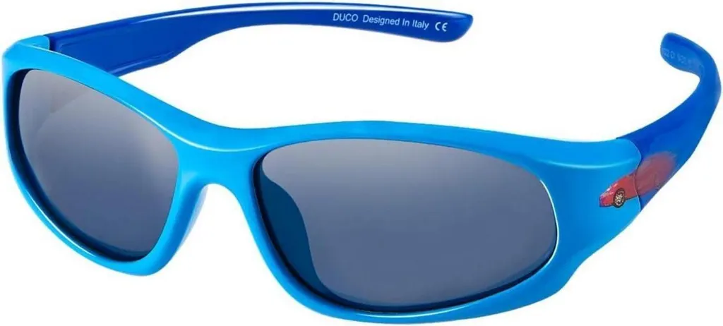 Lunettes de sport enfant avec verres polarisés et monture souple UV400