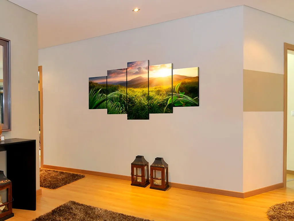Tableau mural en verre acrylique Paysage de Montagne haute définition