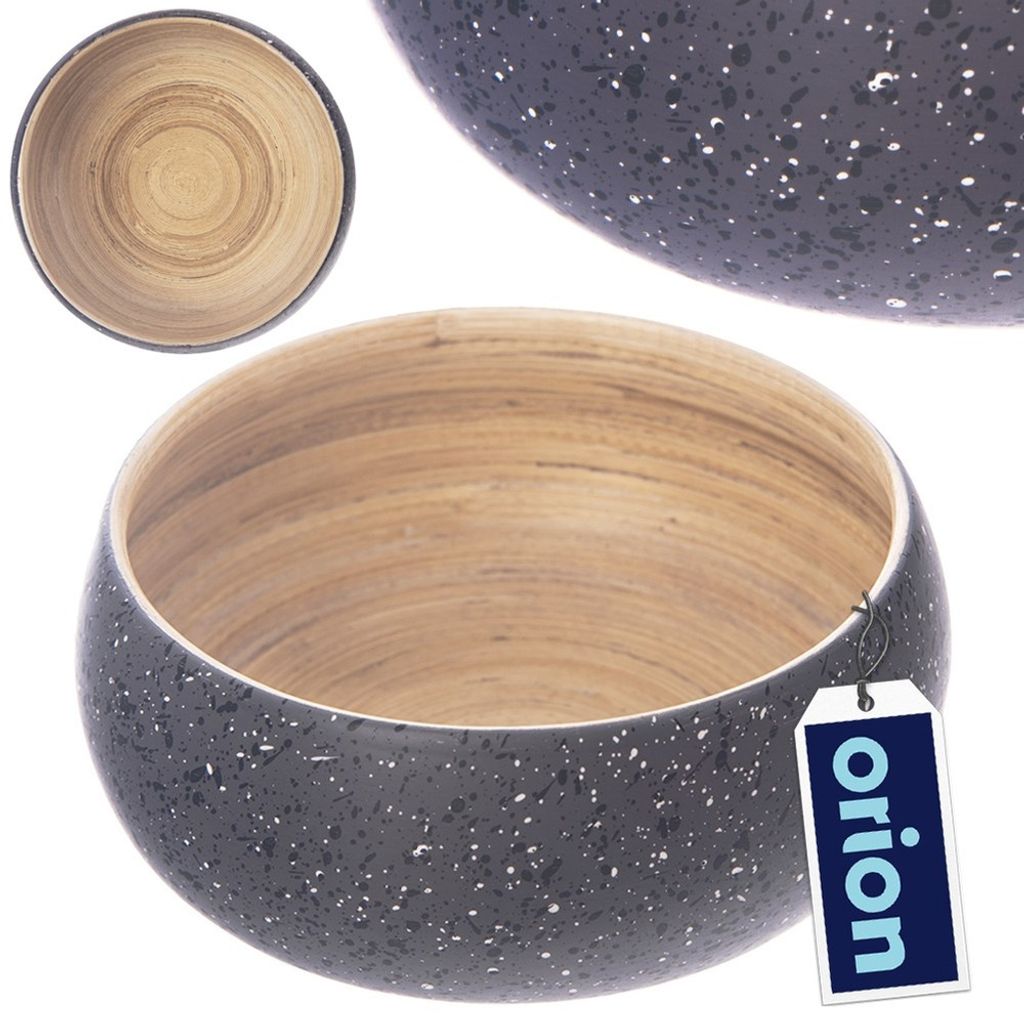 Orion Bambusschale Bambusschüssel Schale Schüssel aus Bambusholz Obst-und Gebäckschale 14 cm 550 ml