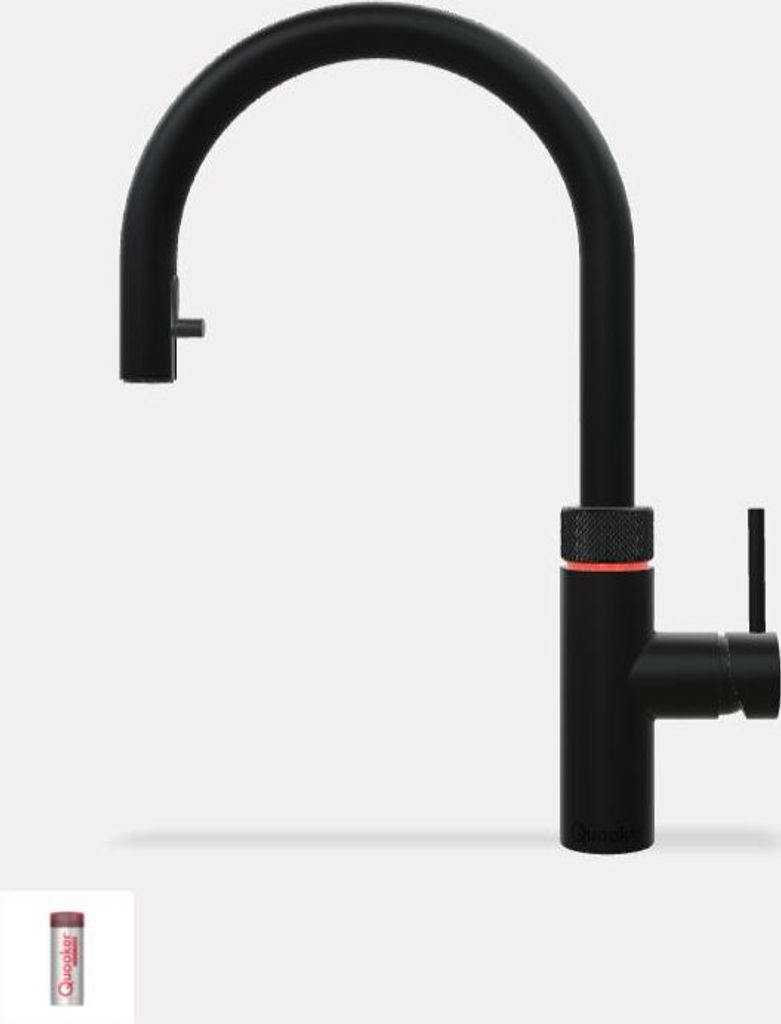 Quooker Wasserhahn PRO3 Flex schwarz 3XBLK + Cube Produktbild 2