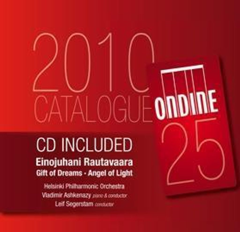 Ashkenazy/Segerstam/Helsinki PO: Ondine 2010 Katalog+CD