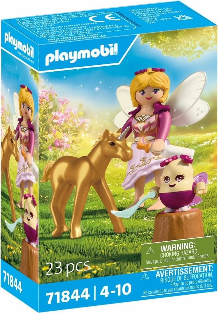 PLAYMOBIL 71844 Goldenes Einhornfohlen mit Fee