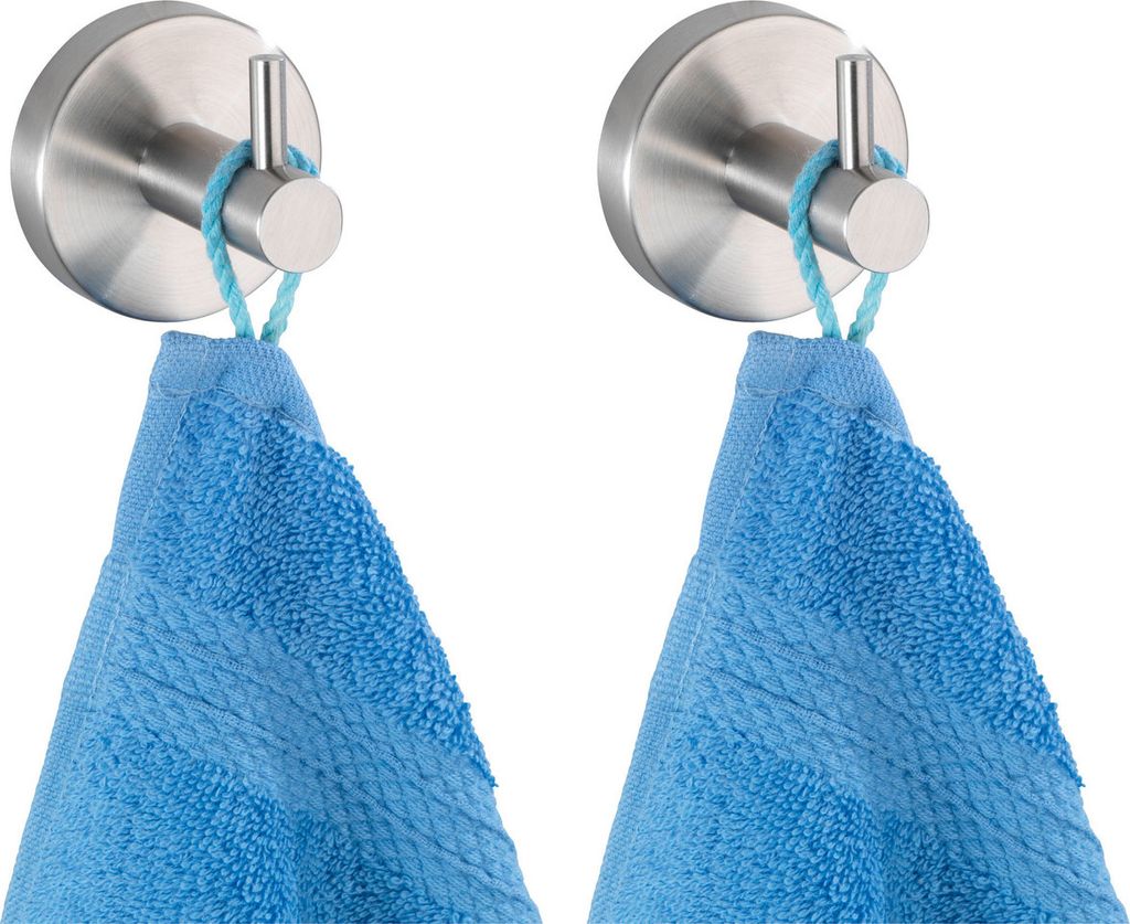 WENKO Wand Haken Bad Kleider Handtuch Halter UNO BOSIO WC Produktbild 