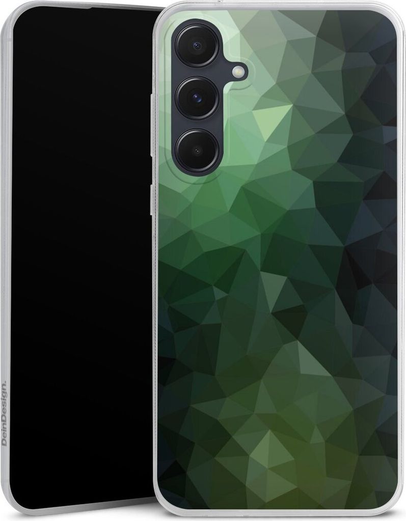 DeinDesign Slim Hülle für Samsung Galaxy A55 5G Silikon Case Ultra Dünn Handyhülle Geometric Mosaik Tarnmuster