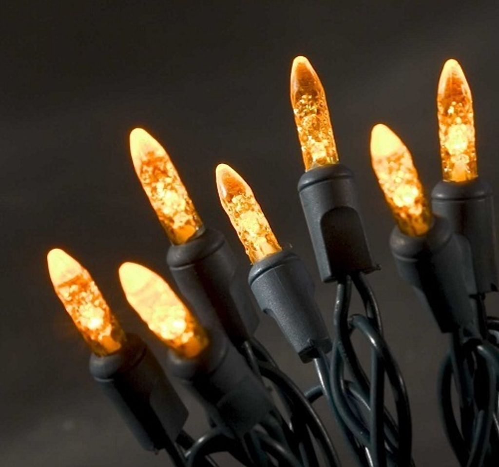 LED Lichterkette innen 5,85m 40er orange Konstsmide 3602-850