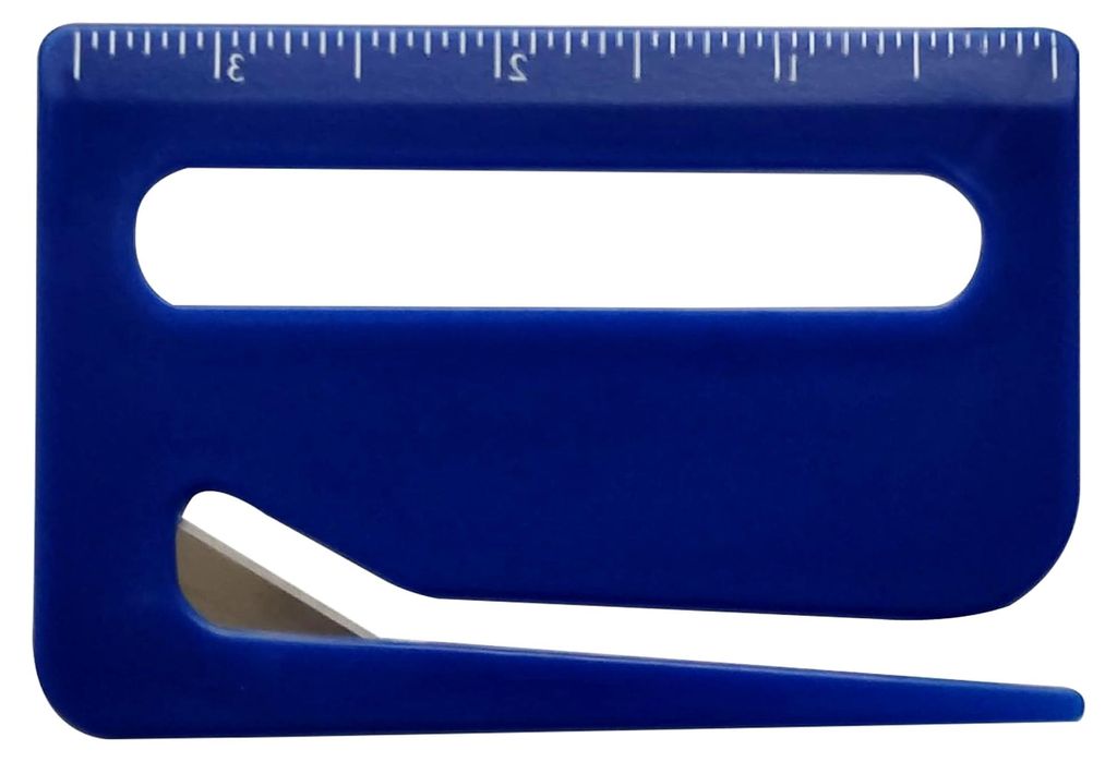 Brieföffner-Tool, Briefschneider für Umschläge, Geschenkpapierschneider, Brieföffnungswerkzeug, Briefschneider mit spitzem Ende, Lupe, Lineal