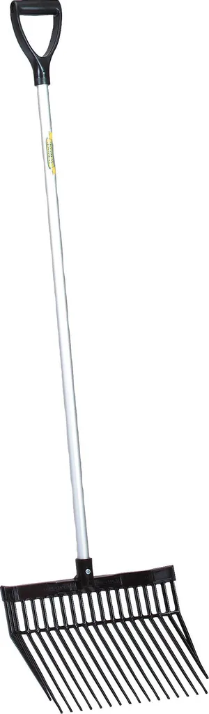 Fourche Aubiose Kerbl stable avec manche aluminium noir haute qualité